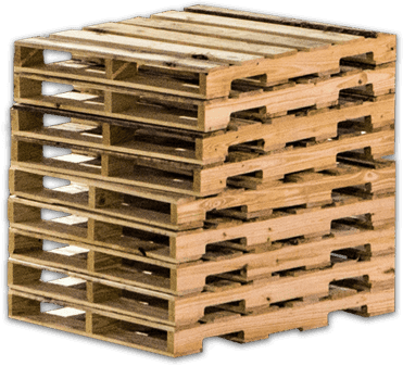 A grade standard 48”x40” wood pallet Savannah Pallets